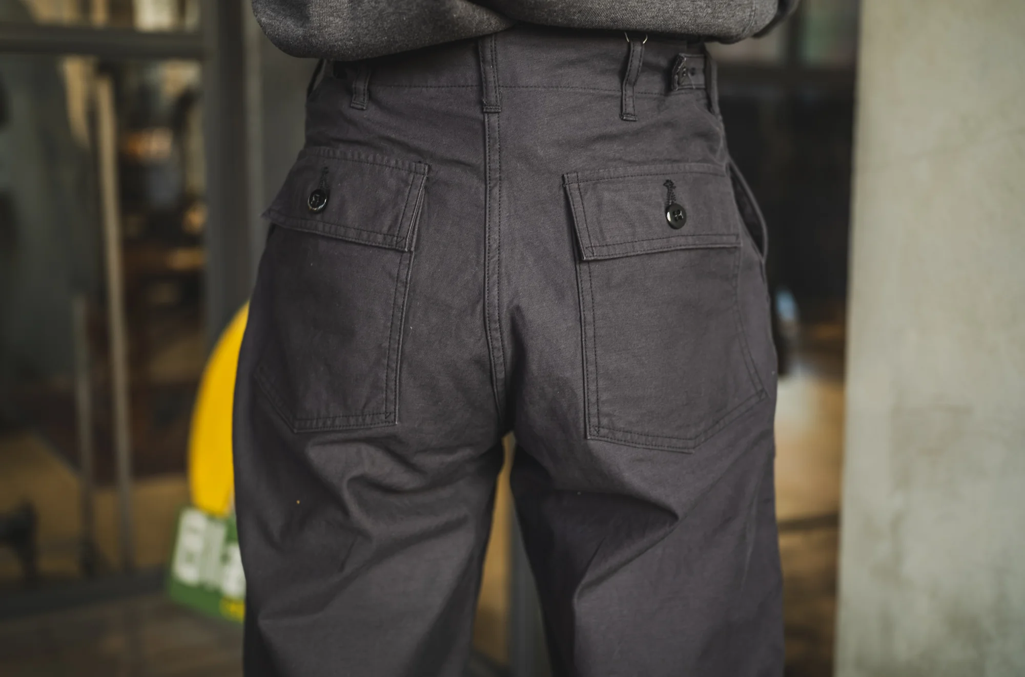 50's Baker Pants Charcoal - Image 4