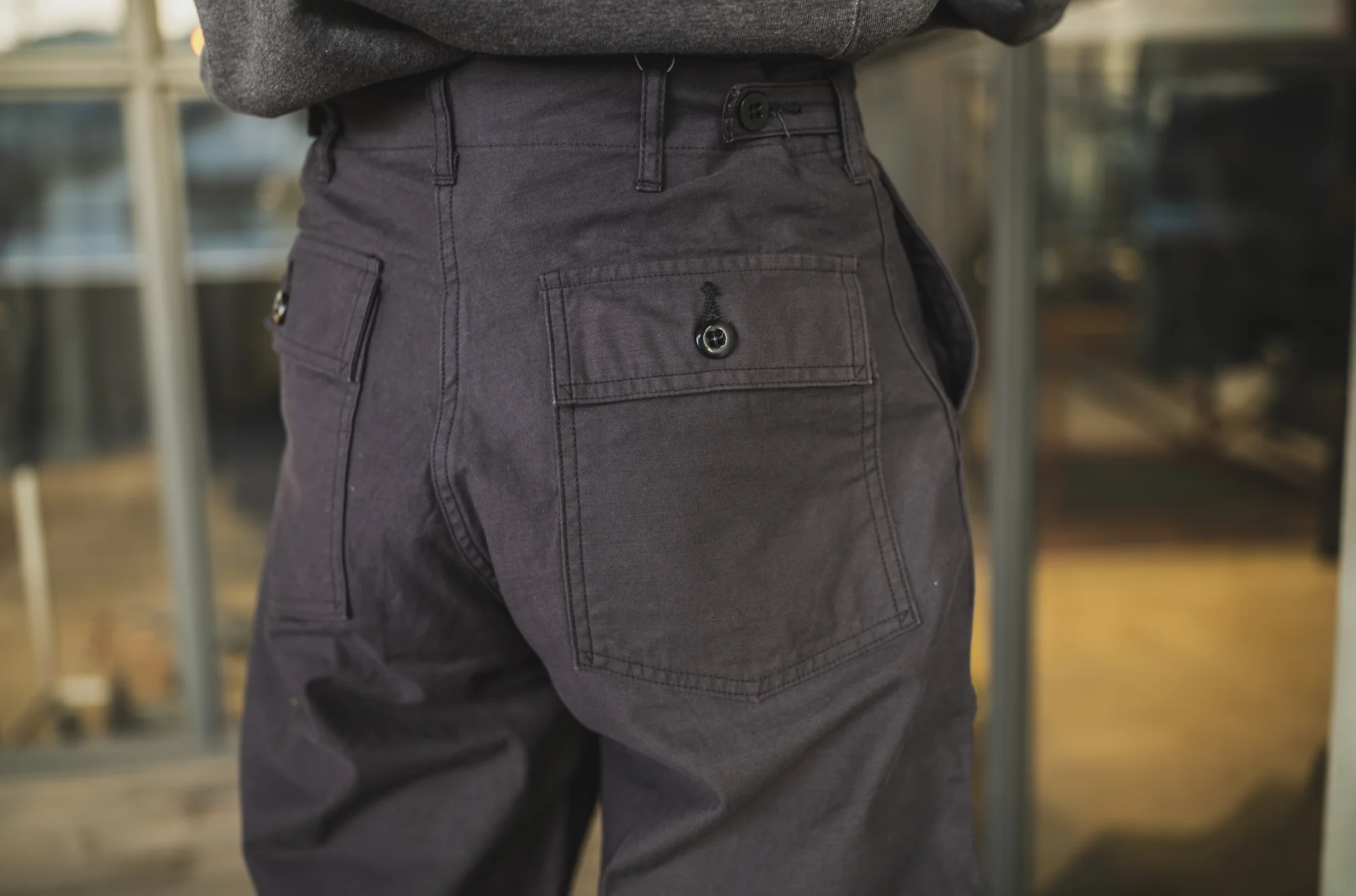 50's Baker Pants Charcoal - Image 5