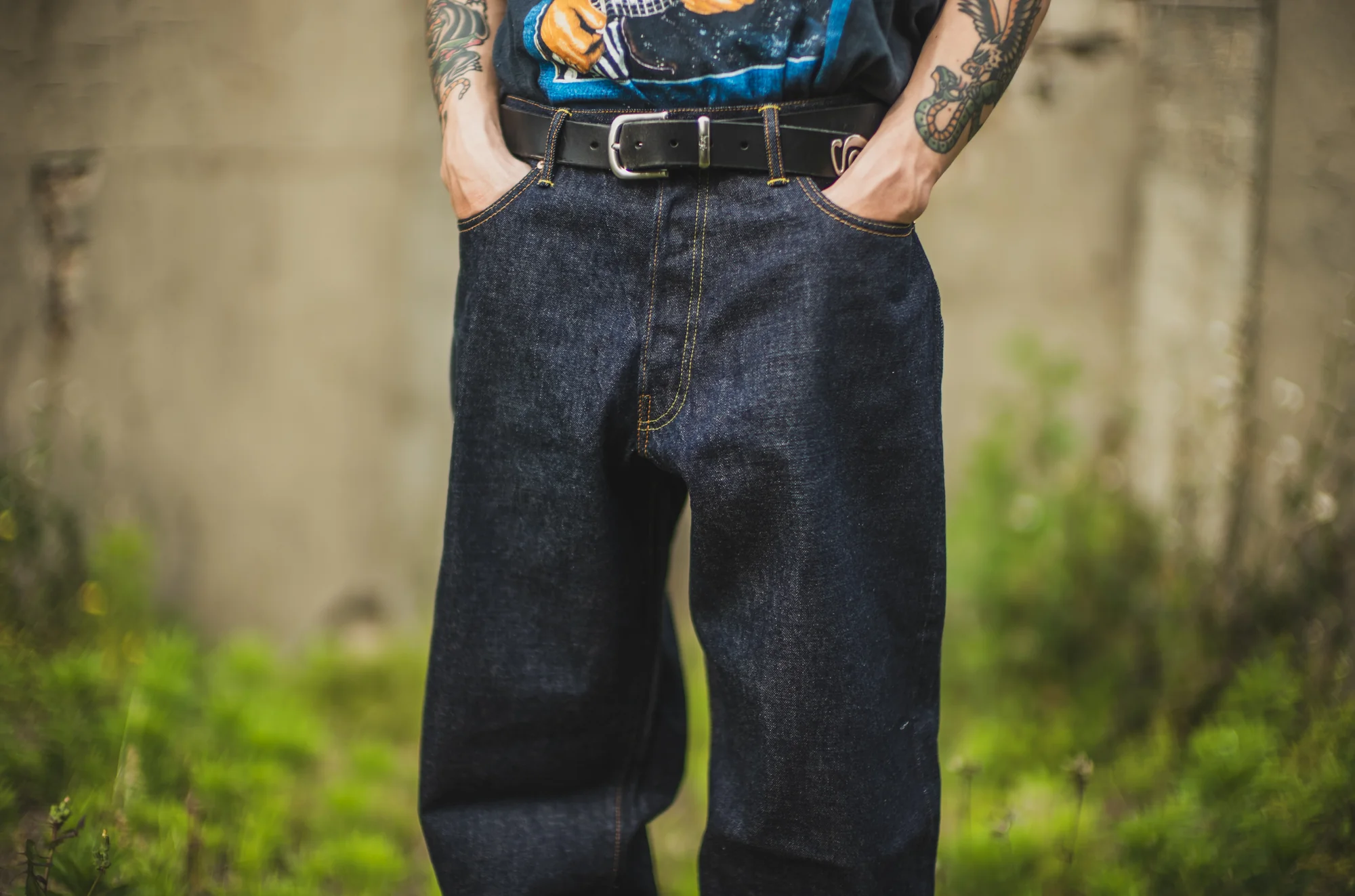 Baggy 50's Jeans 13.5oz / One-Wash - Image 3