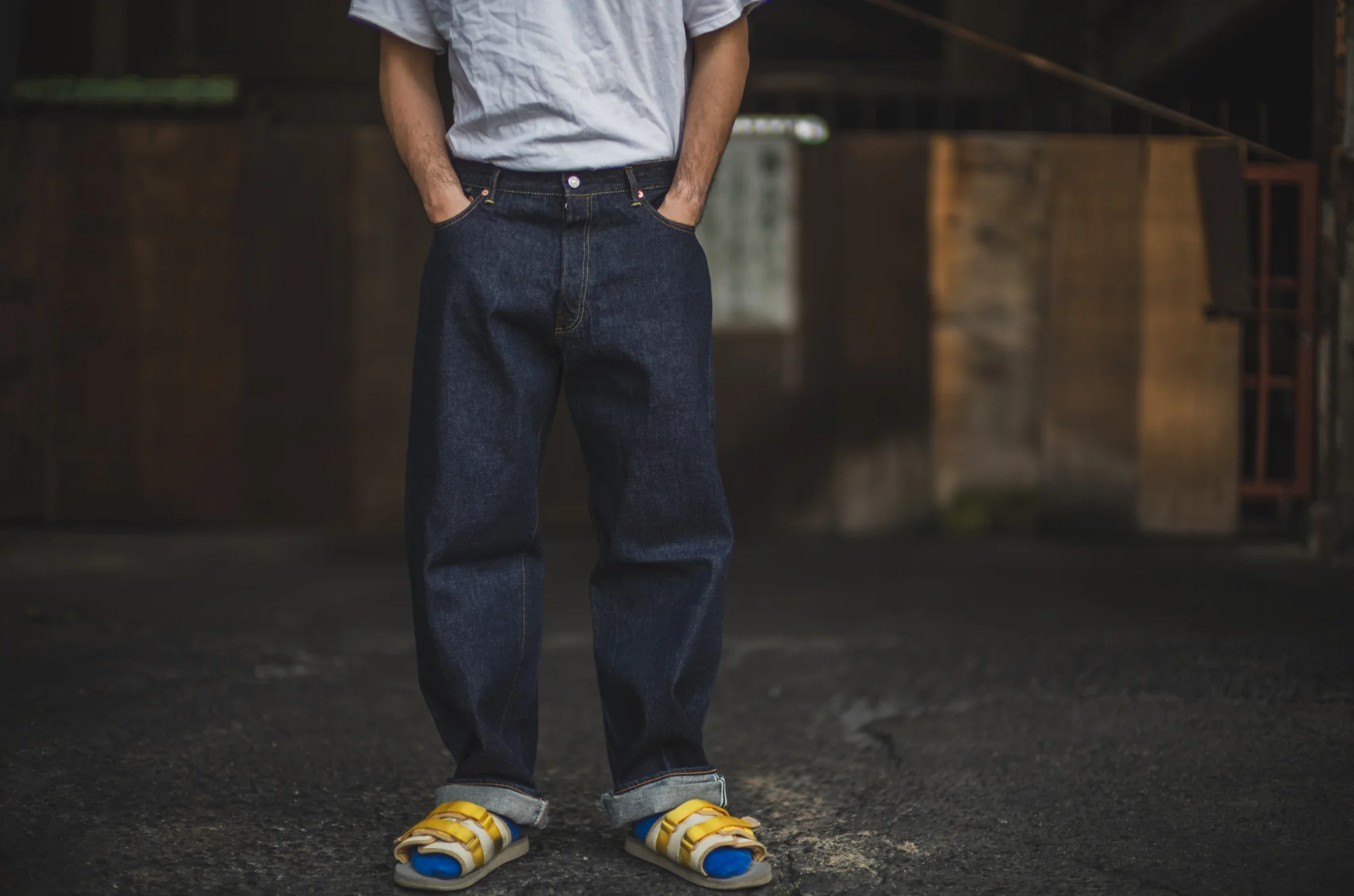 Baggy 50's Jeans 13.5oz / One-Wash - Image 9