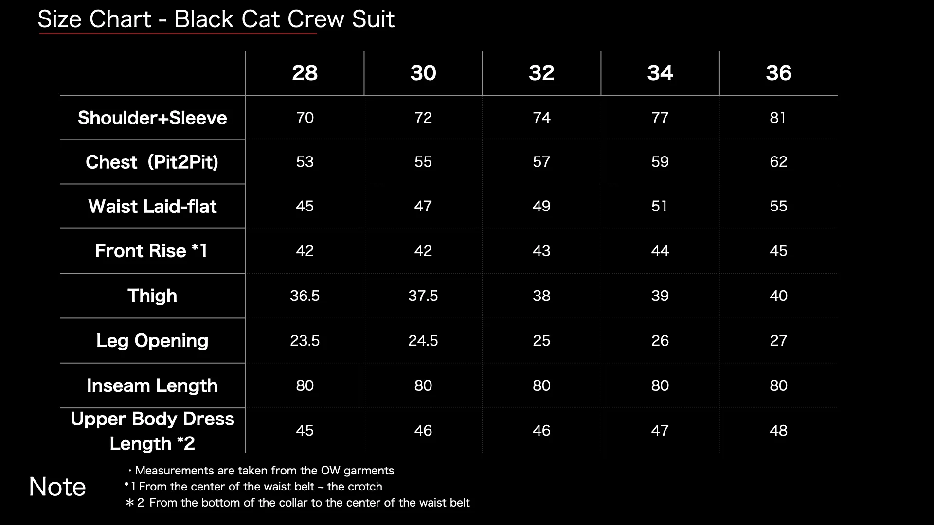 Black Cat Crew Suit - Image 4