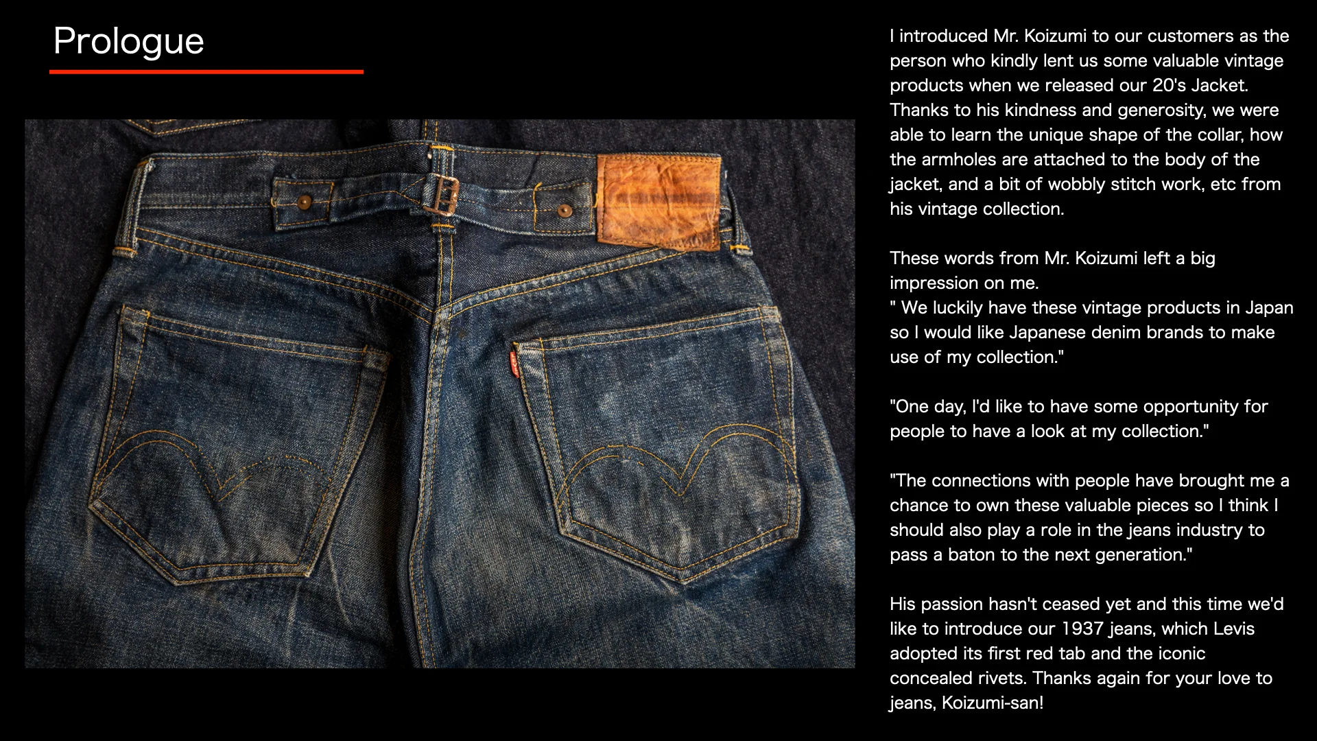 30's Jeans C 14.1oz - Image 11