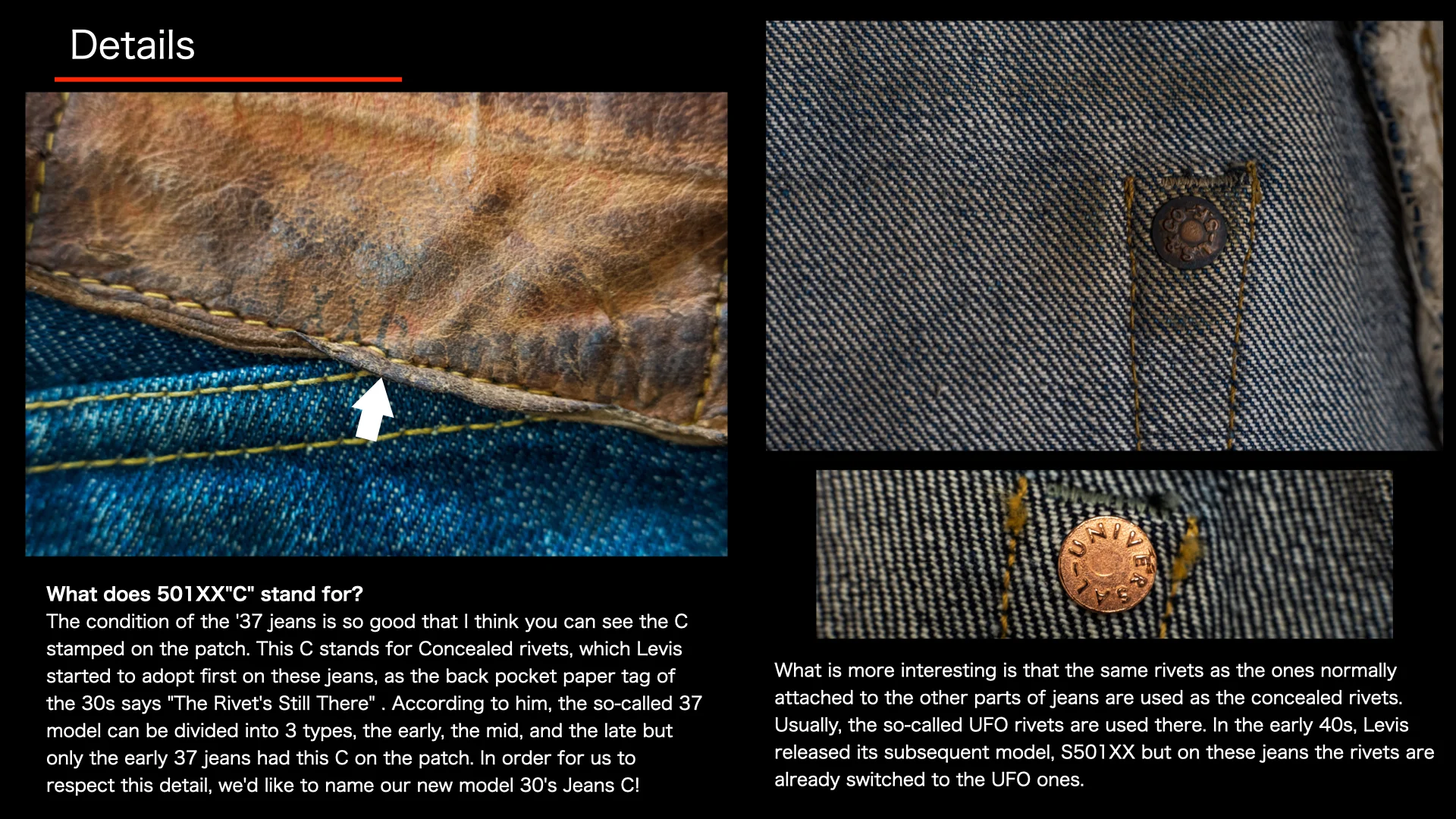 30's Jeans C 14.1oz - Image 12