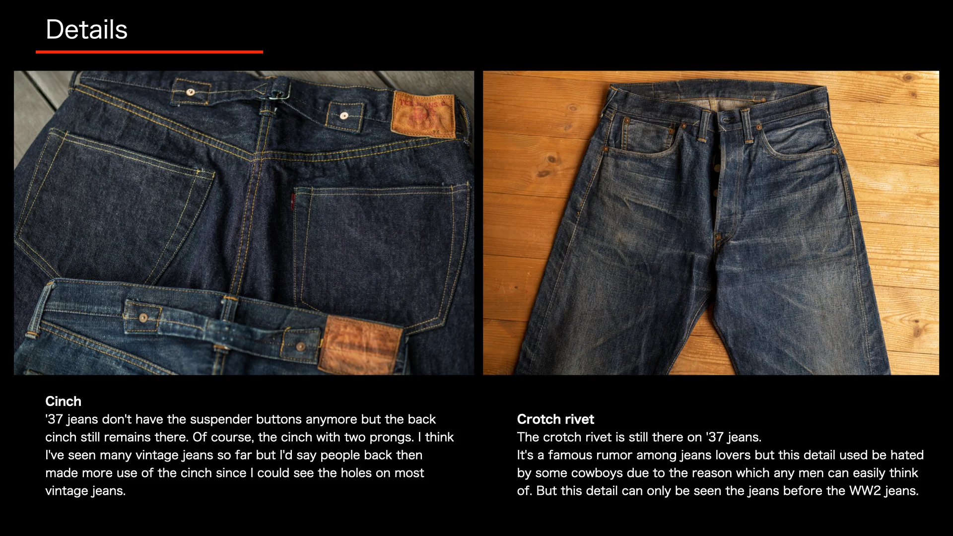 30's Jeans C 14.1oz - Image 14
