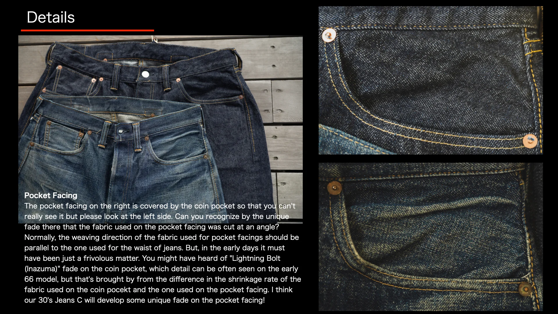 30's Jeans C 14.1oz - Image 16
