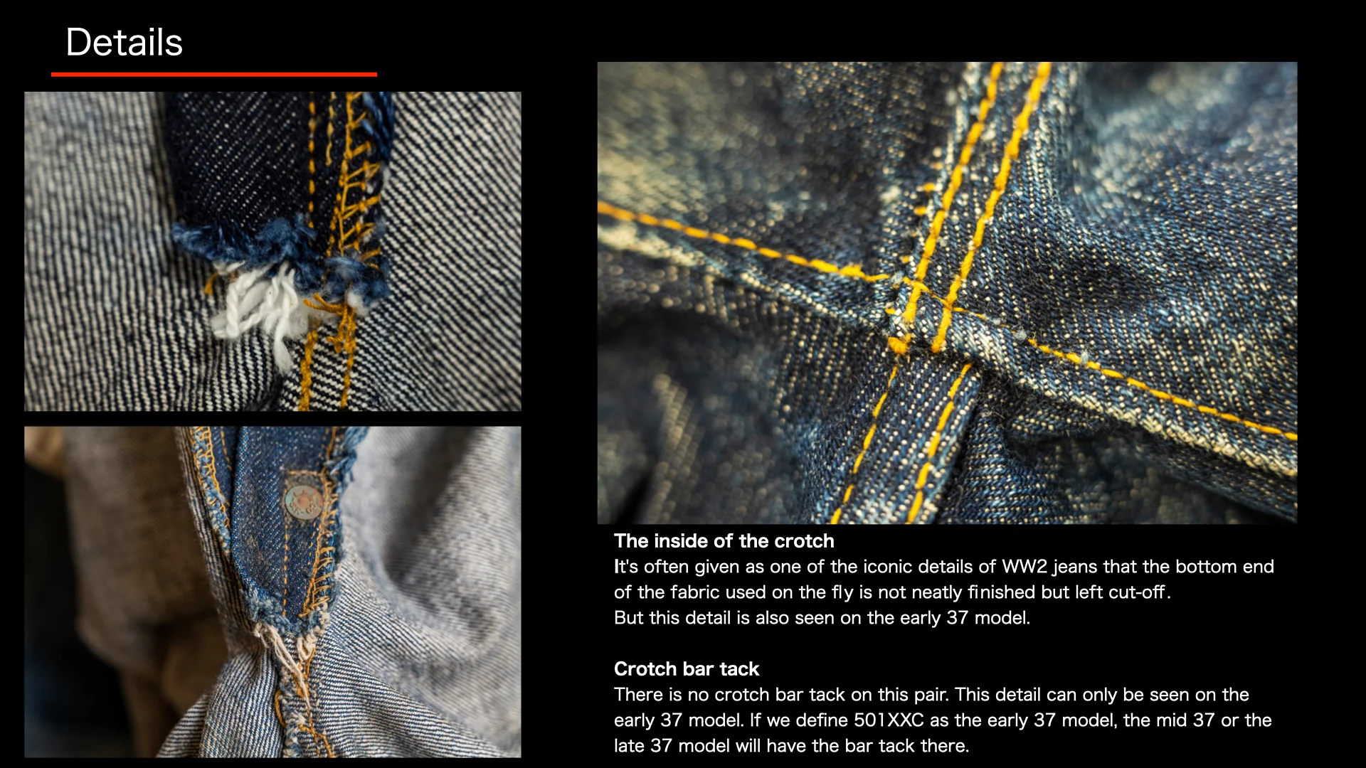 30's Jeans C 14.1oz - Image 17