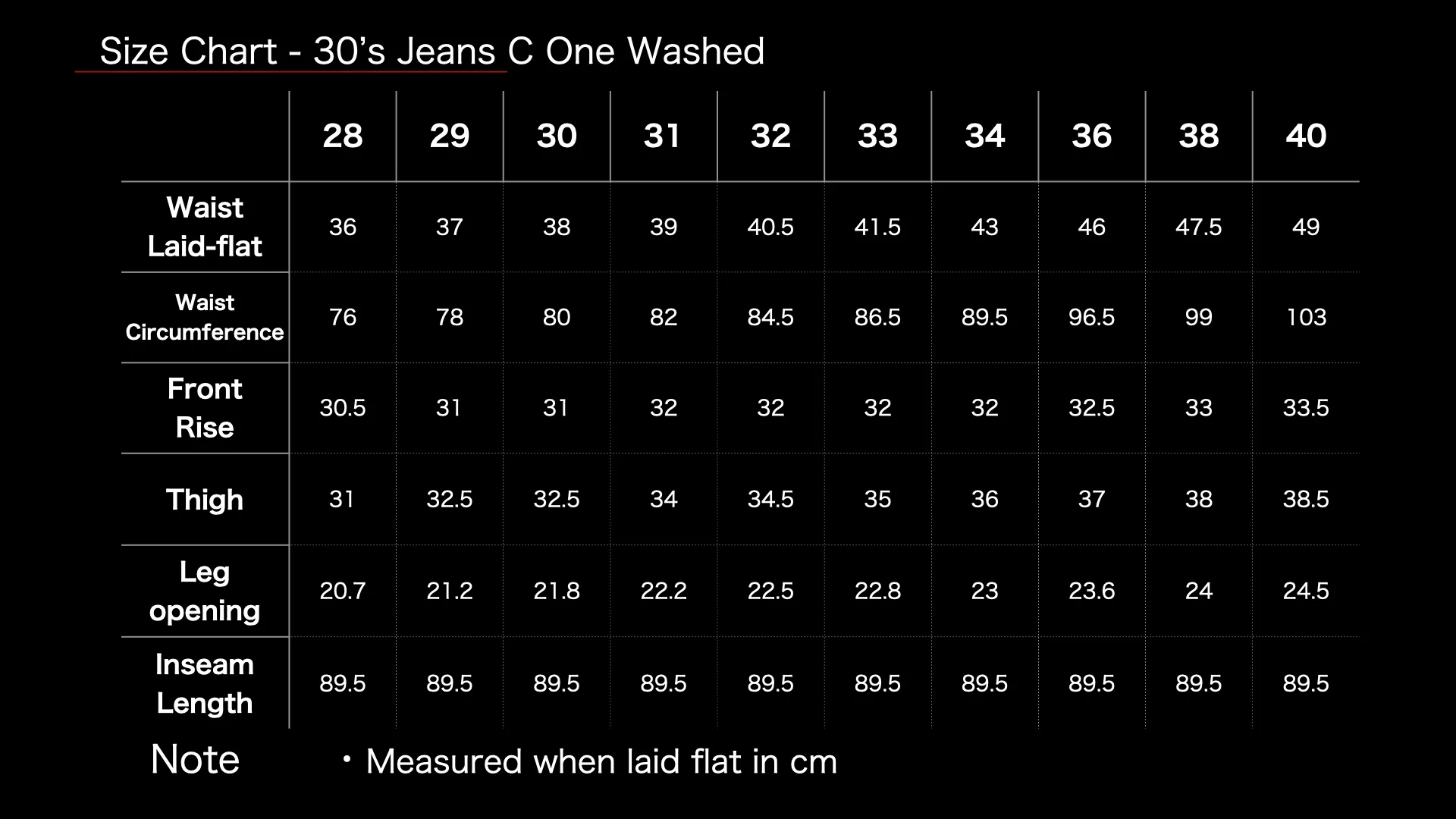 30's Jeans C 14.1oz - Image 25