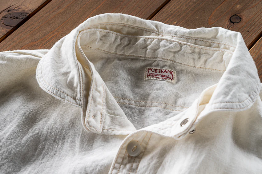 Detachable Collar Work Shirt - Image 10