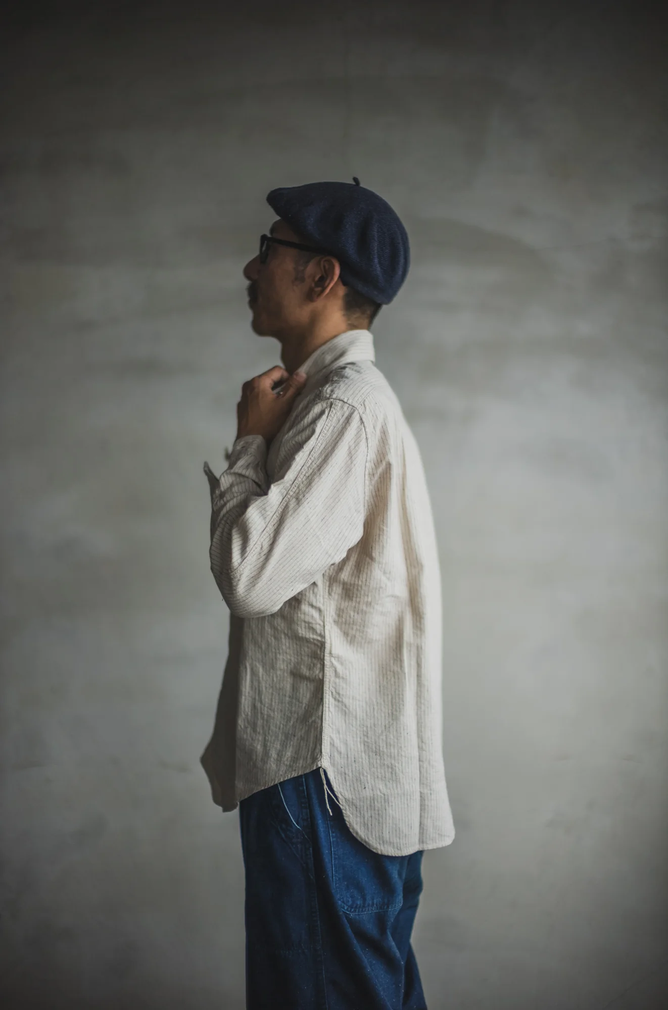 Detachable Collar Work Shirt - Image 5