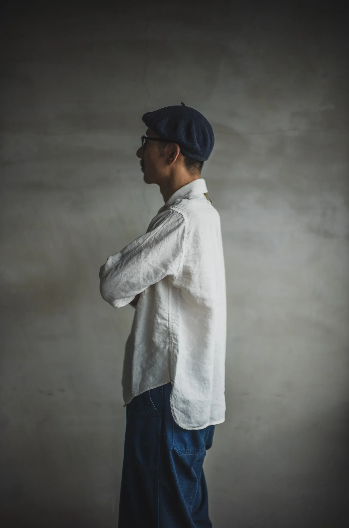 Detachable Collar Work Shirt - Image 8