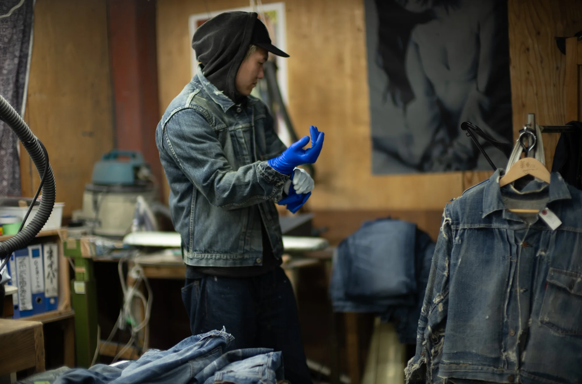 【Fat Cat Records】 Faded S40's Jeans 14oz - Image 14