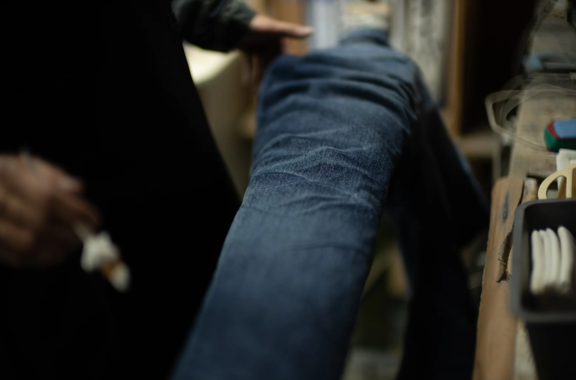 【Fat Cat Records】 Faded S40's Jeans 14oz - Image 25