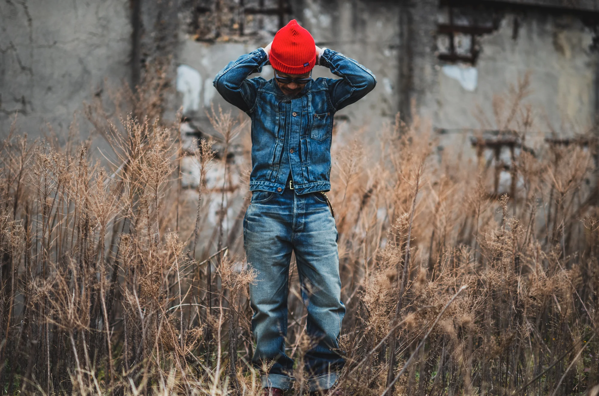 【Fat Cat Records】 Faded S40's Jeans 14oz - Image 3
