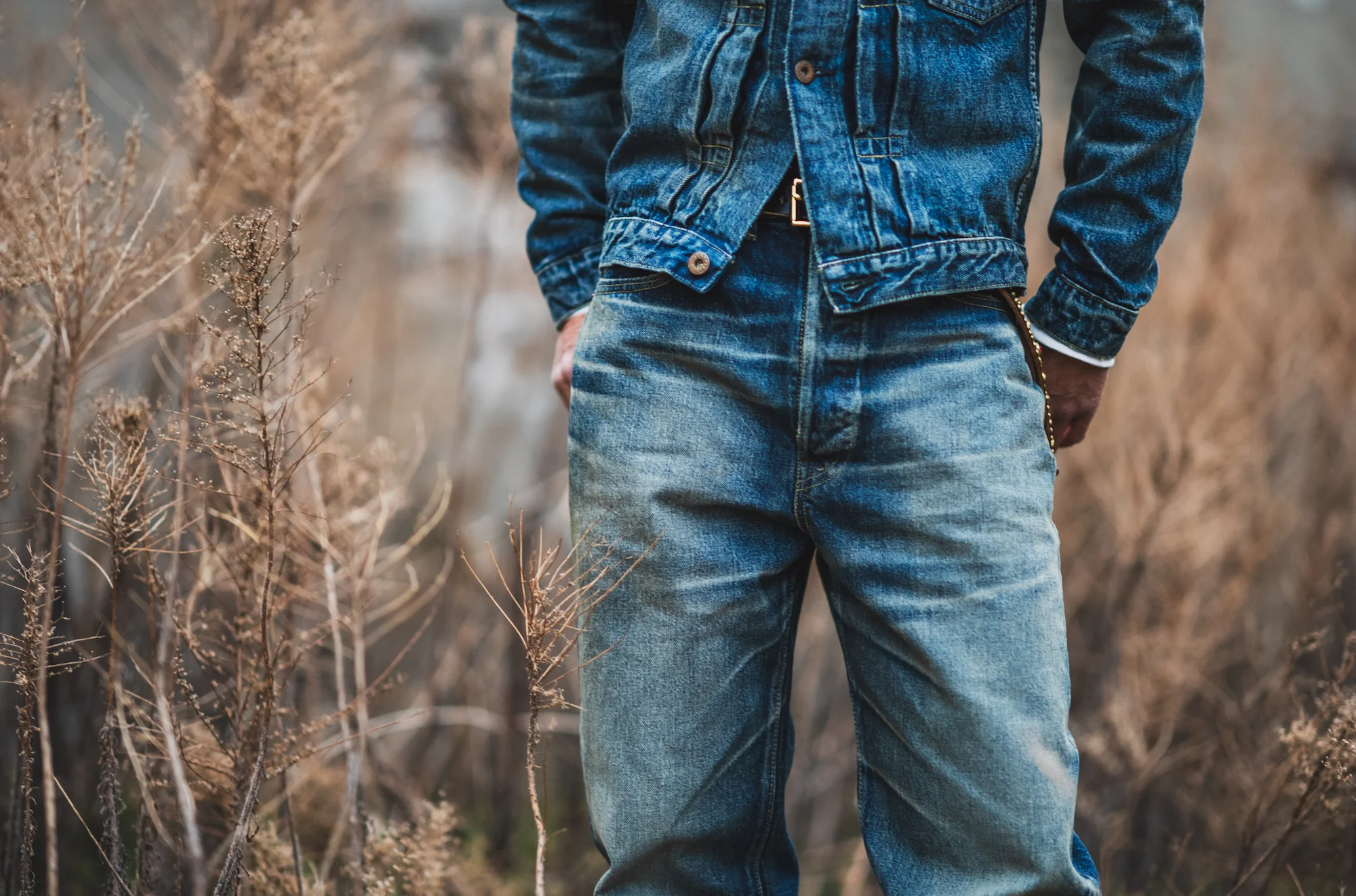 【Fat Cat Records】 Faded S40's Jeans 14oz - Image 6