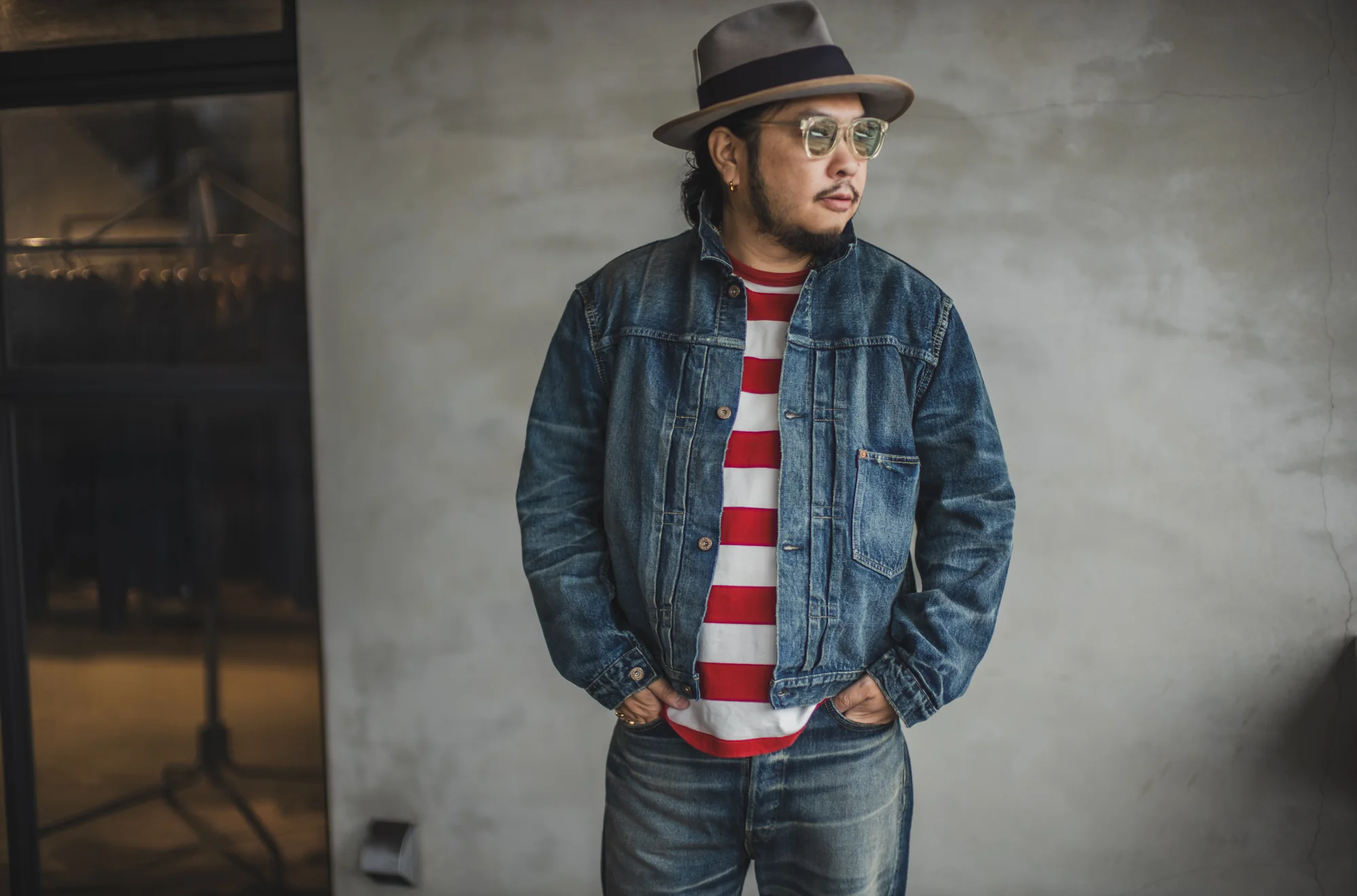 【Fat Cats Records】Faded S40's Jacket 14oz - Image 22