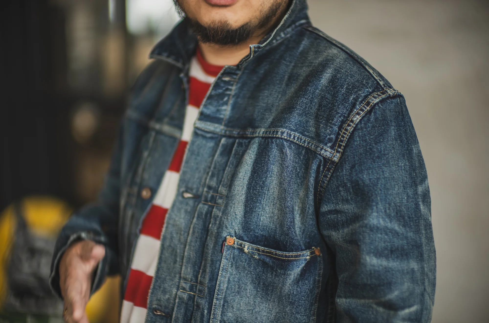 【Fat Cats Records】Faded S40's Jacket 14oz - Image 24