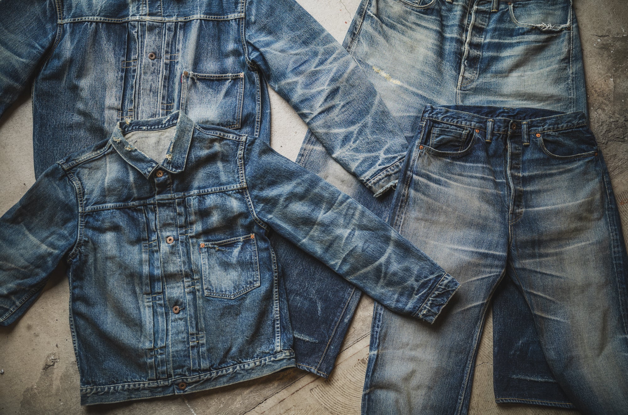 【Fat Cats Records】Faded S40's Jacket 14oz - Image 9