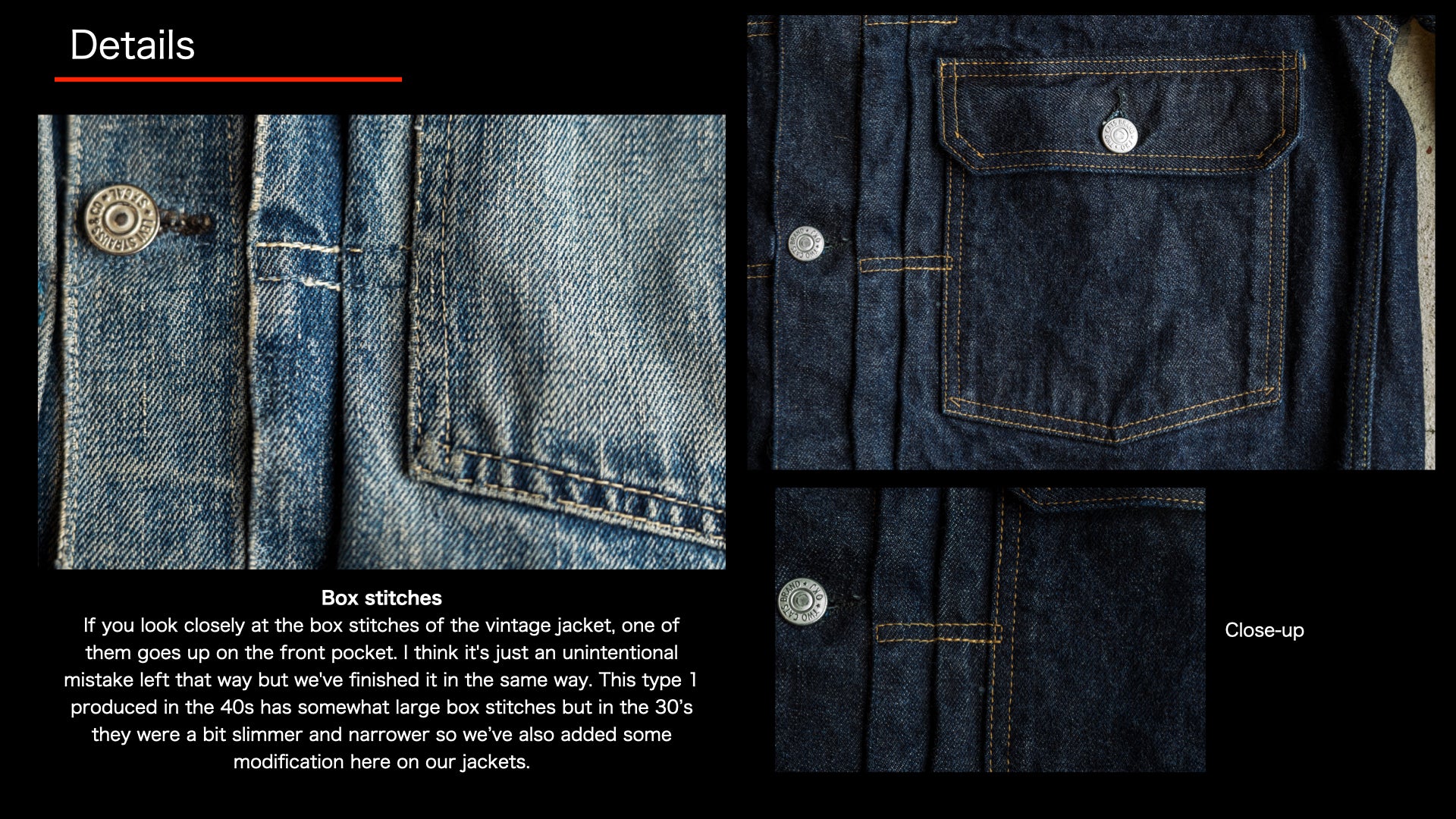 30's Jacket 14.1oz - Image 7