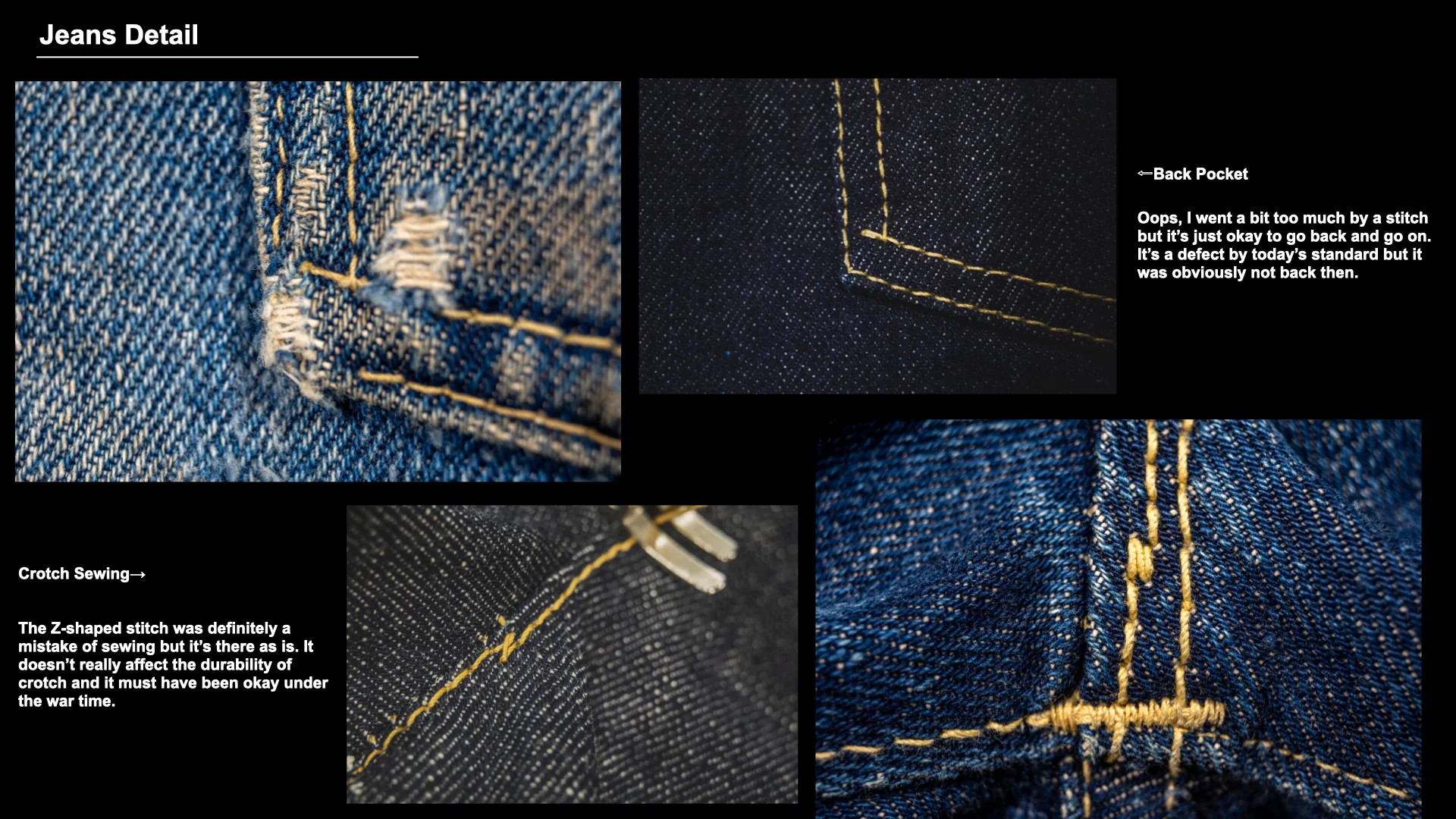 Late S40's Jeans 13.5oz - Image 10