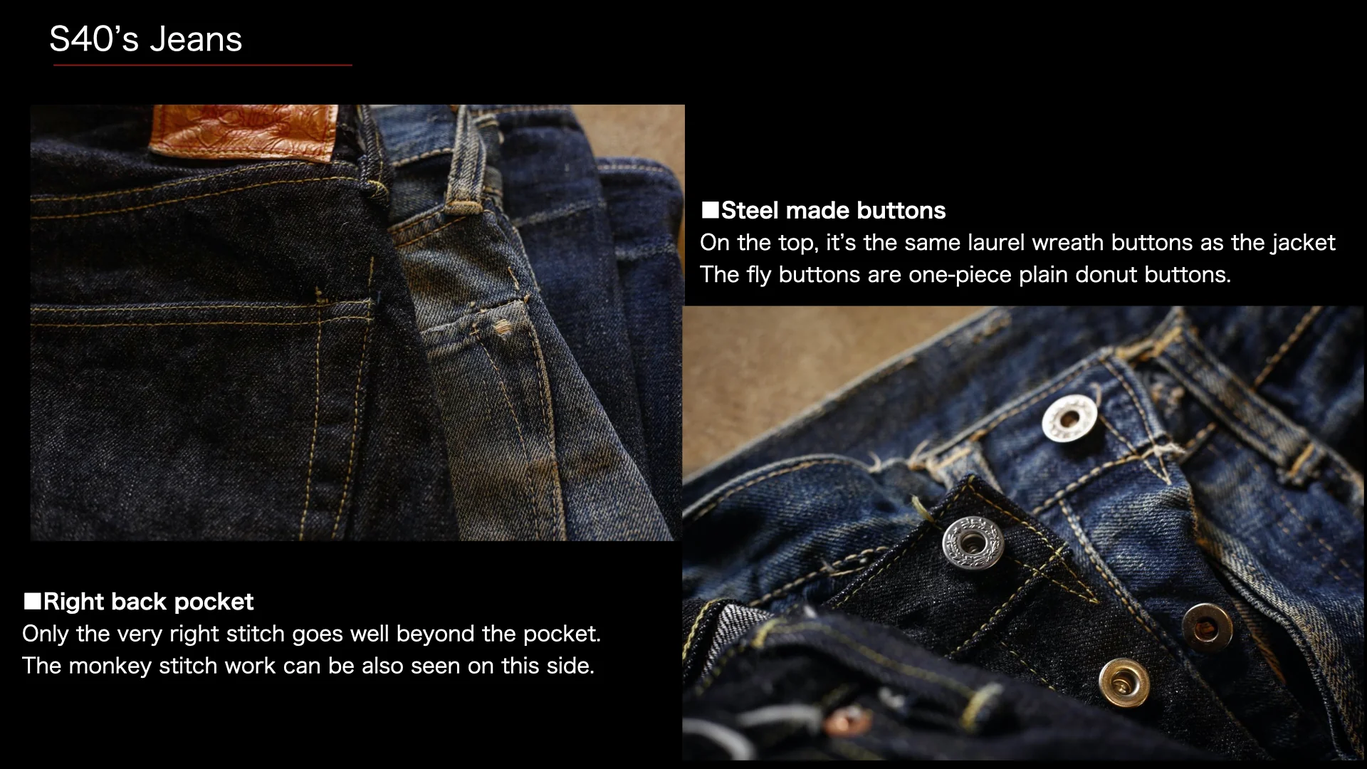 S40's Jeans 14oz - Image 10