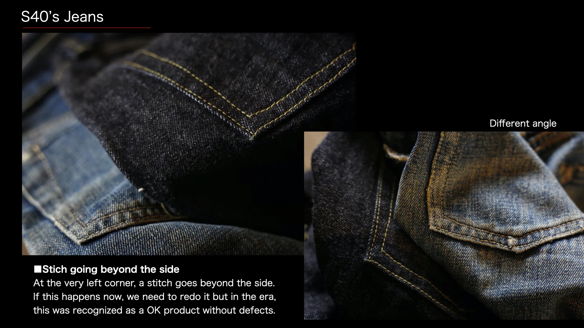 S40's Jeans 14oz - Image 9