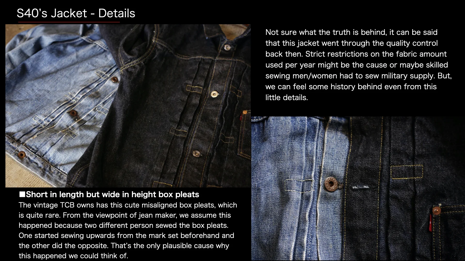 New S40's Jacket 14oz - Image 5