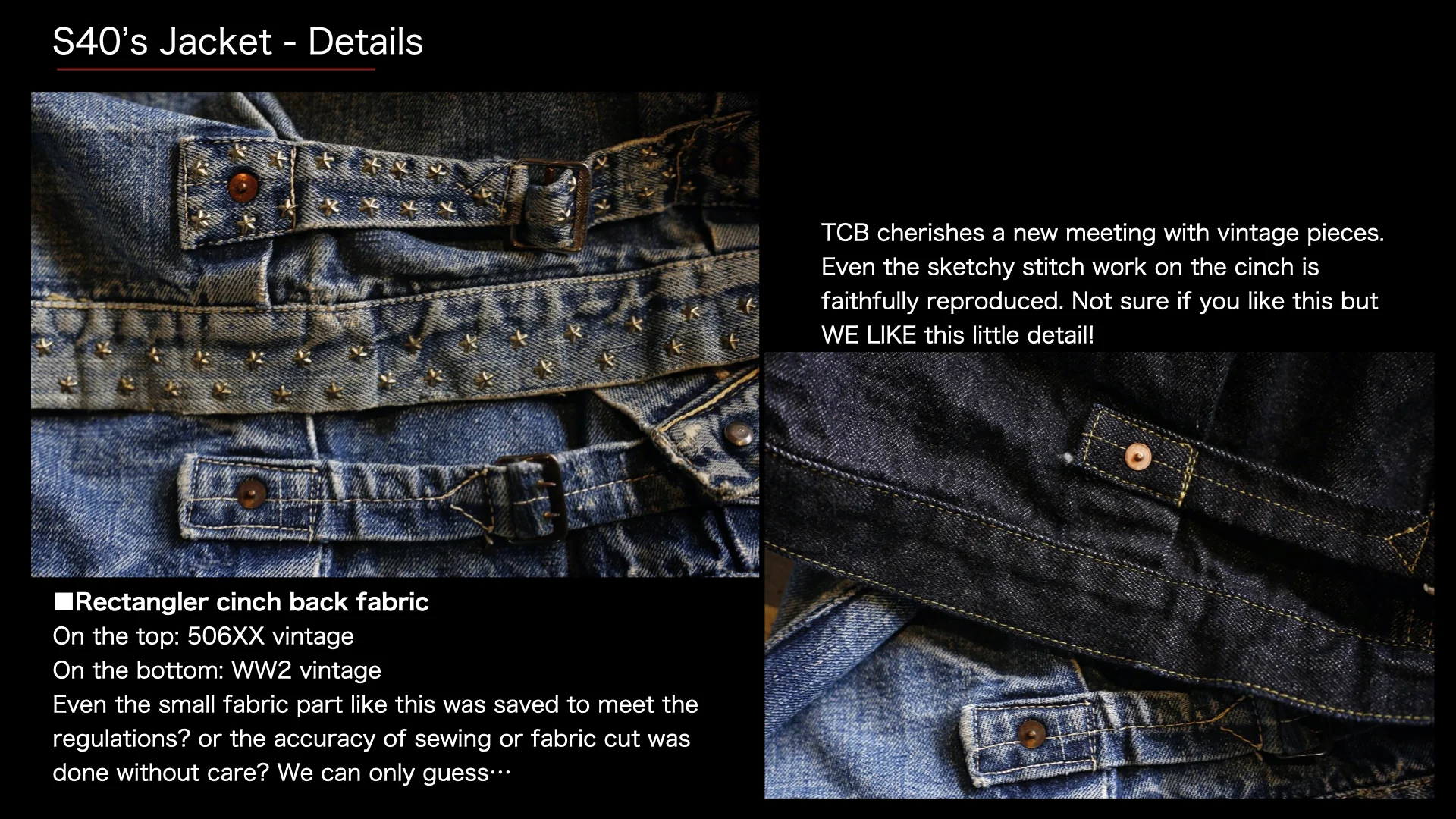 New S40's Jacket 14oz - Image 6