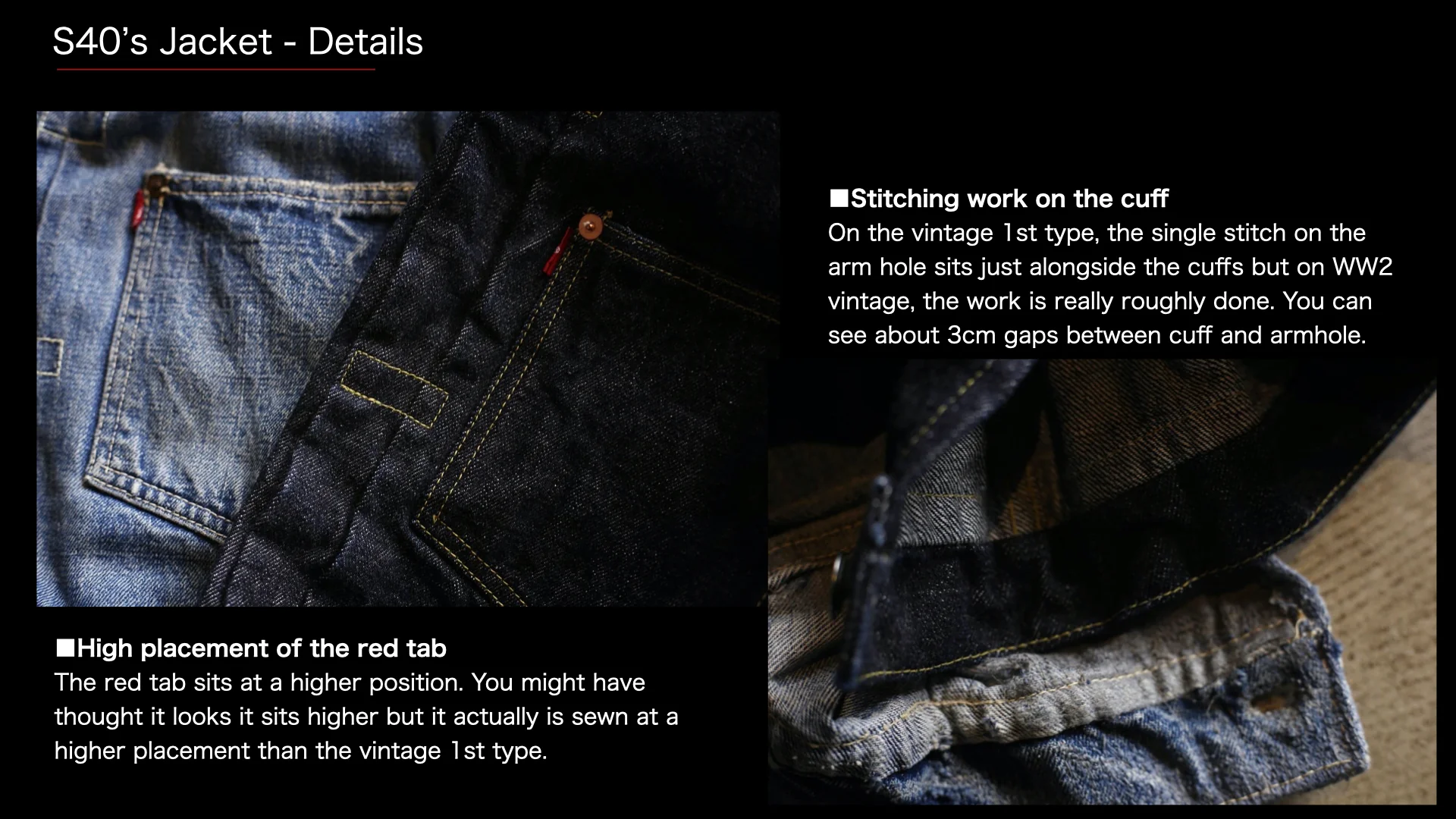 New S40's Jacket 14oz - Image 7
