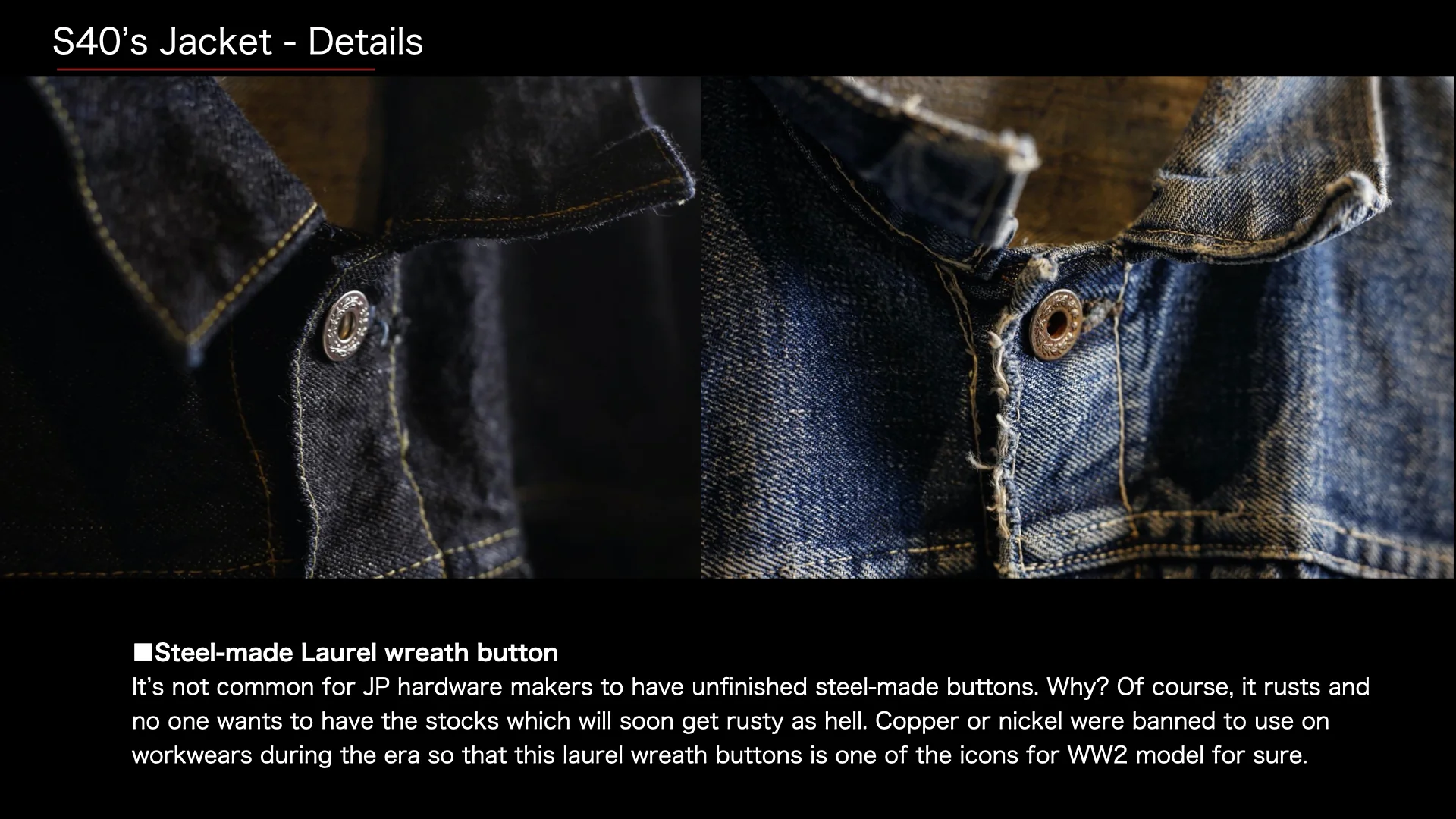 New S40's Jacket 14oz - Image 8