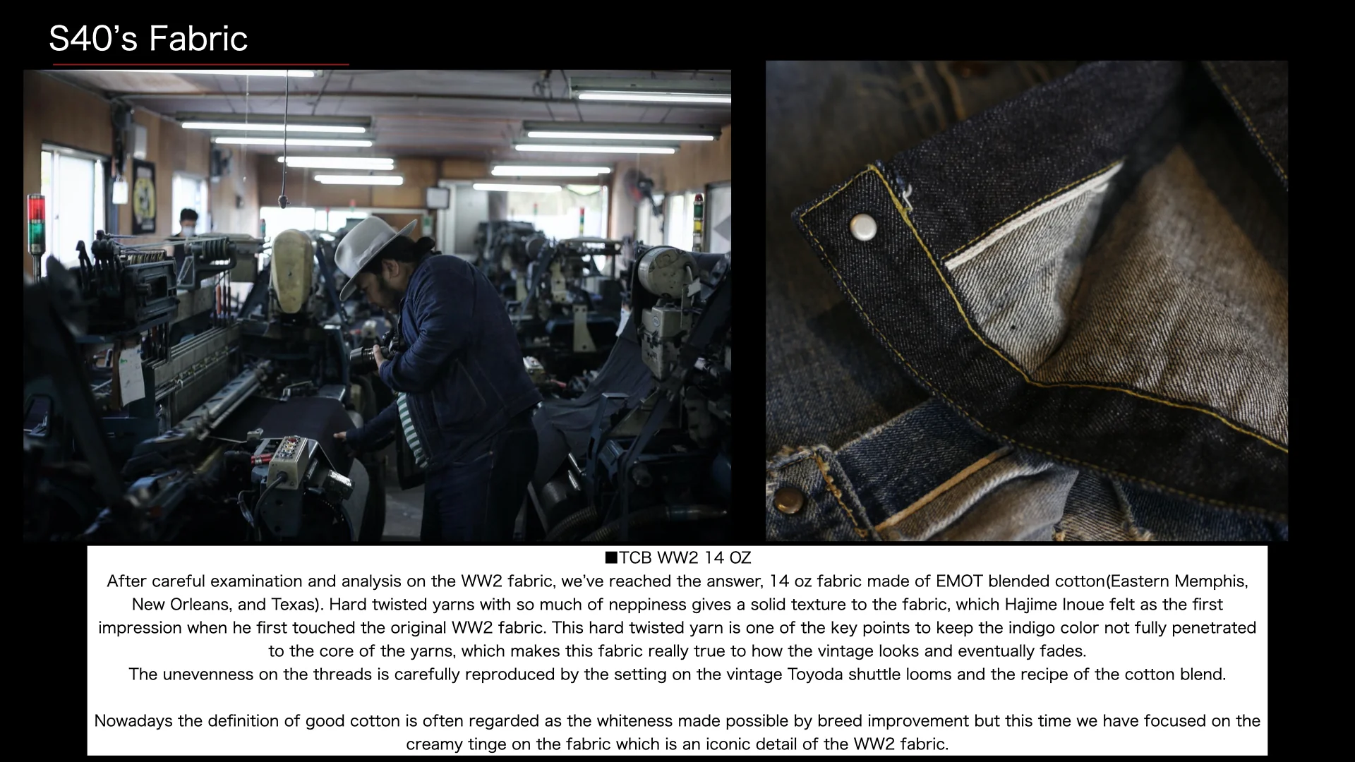 New S40's Jacket 14oz - Image 9