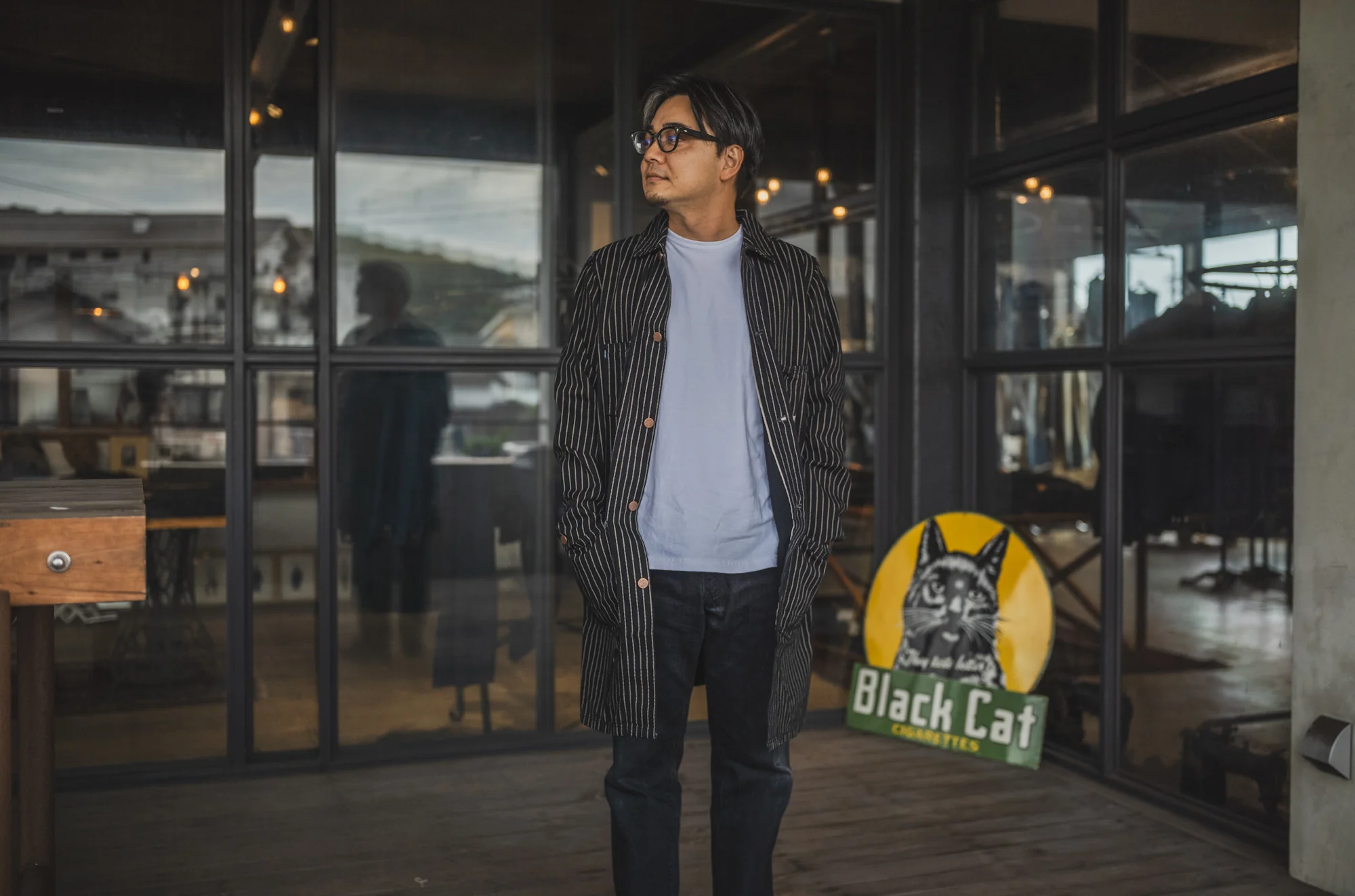 Tabby's Coat 10oz Black Wabash - Image 6