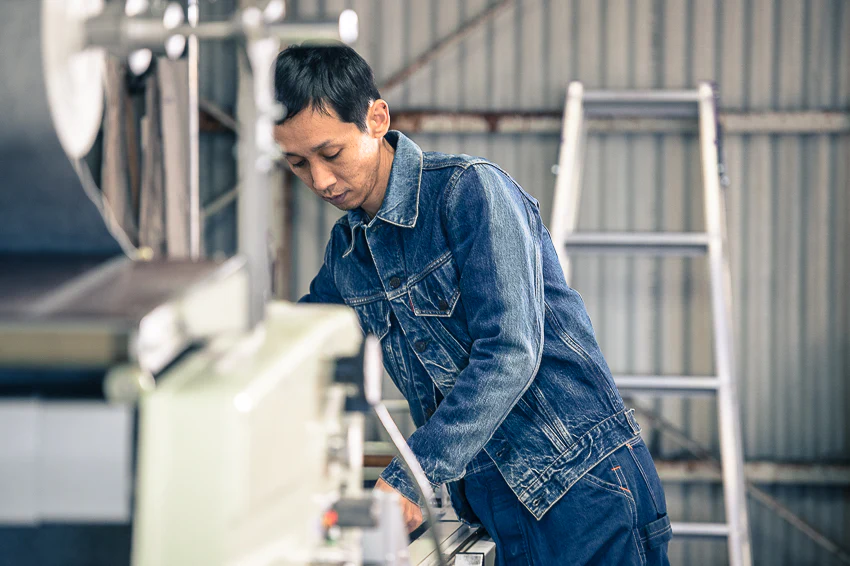 60's Trucker Jacket / One-Wash - Image 4
