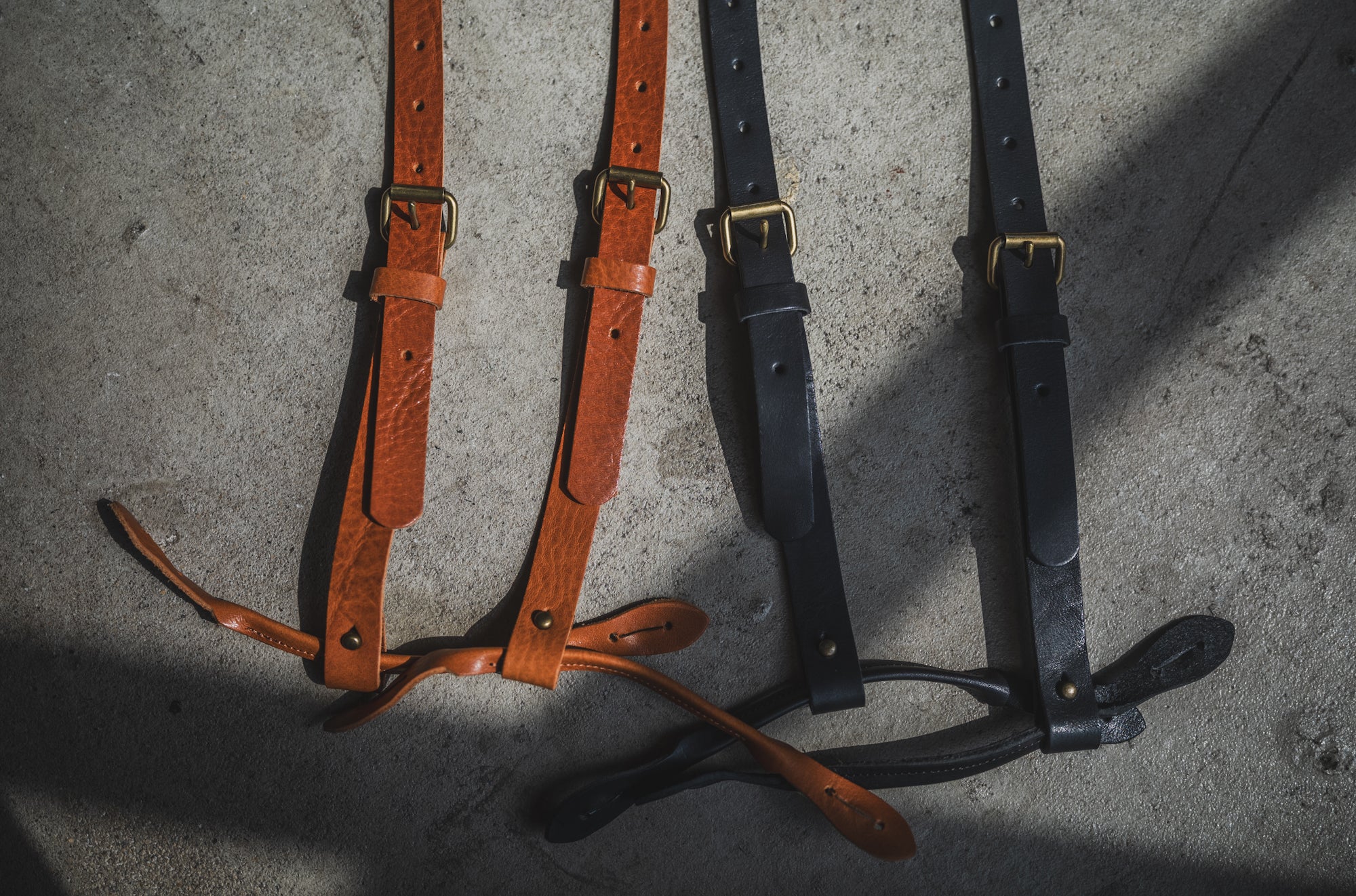 TCB Leather Suspenders - Image 3
