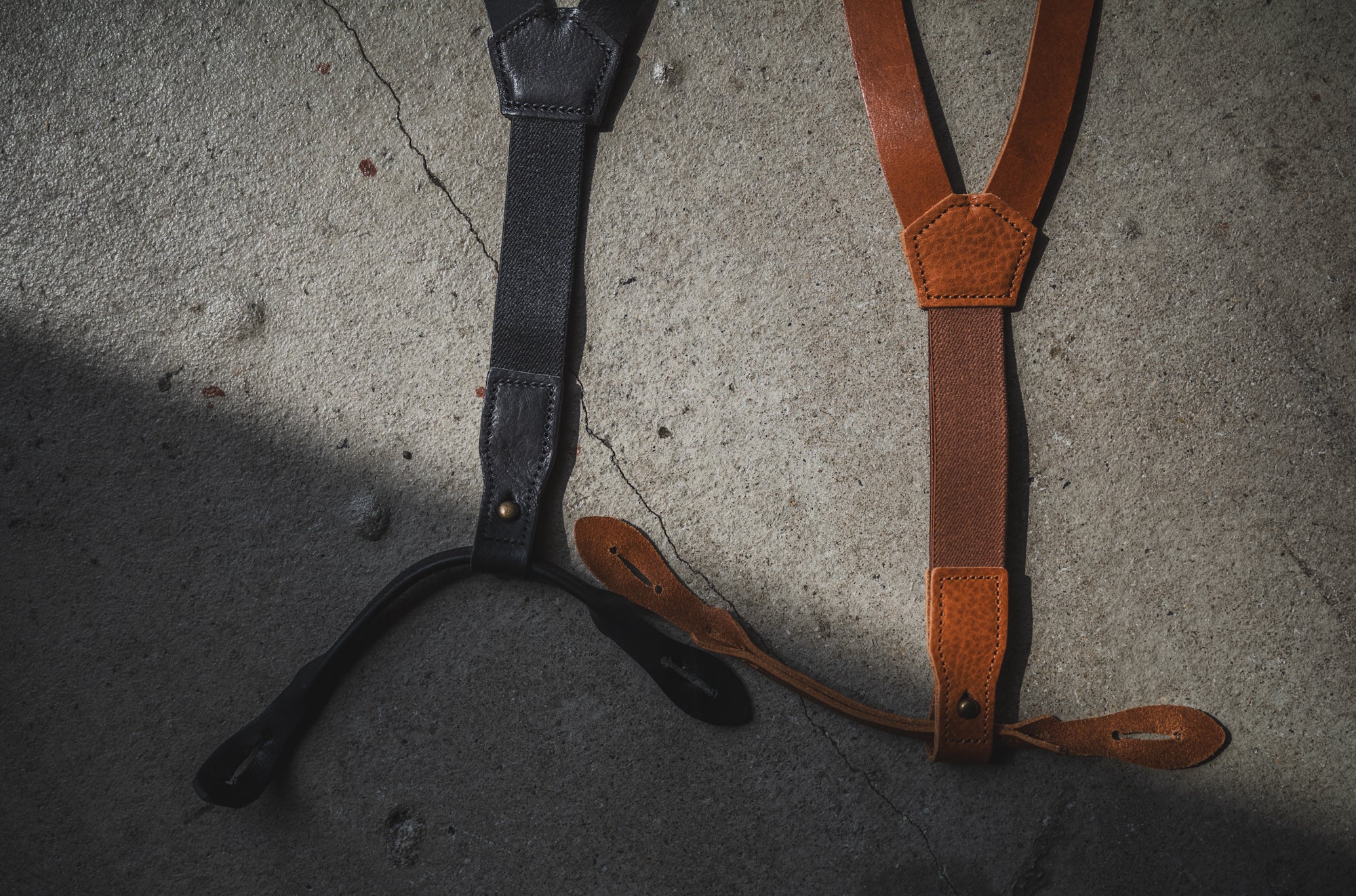 TCB Leather Suspenders - Image 4