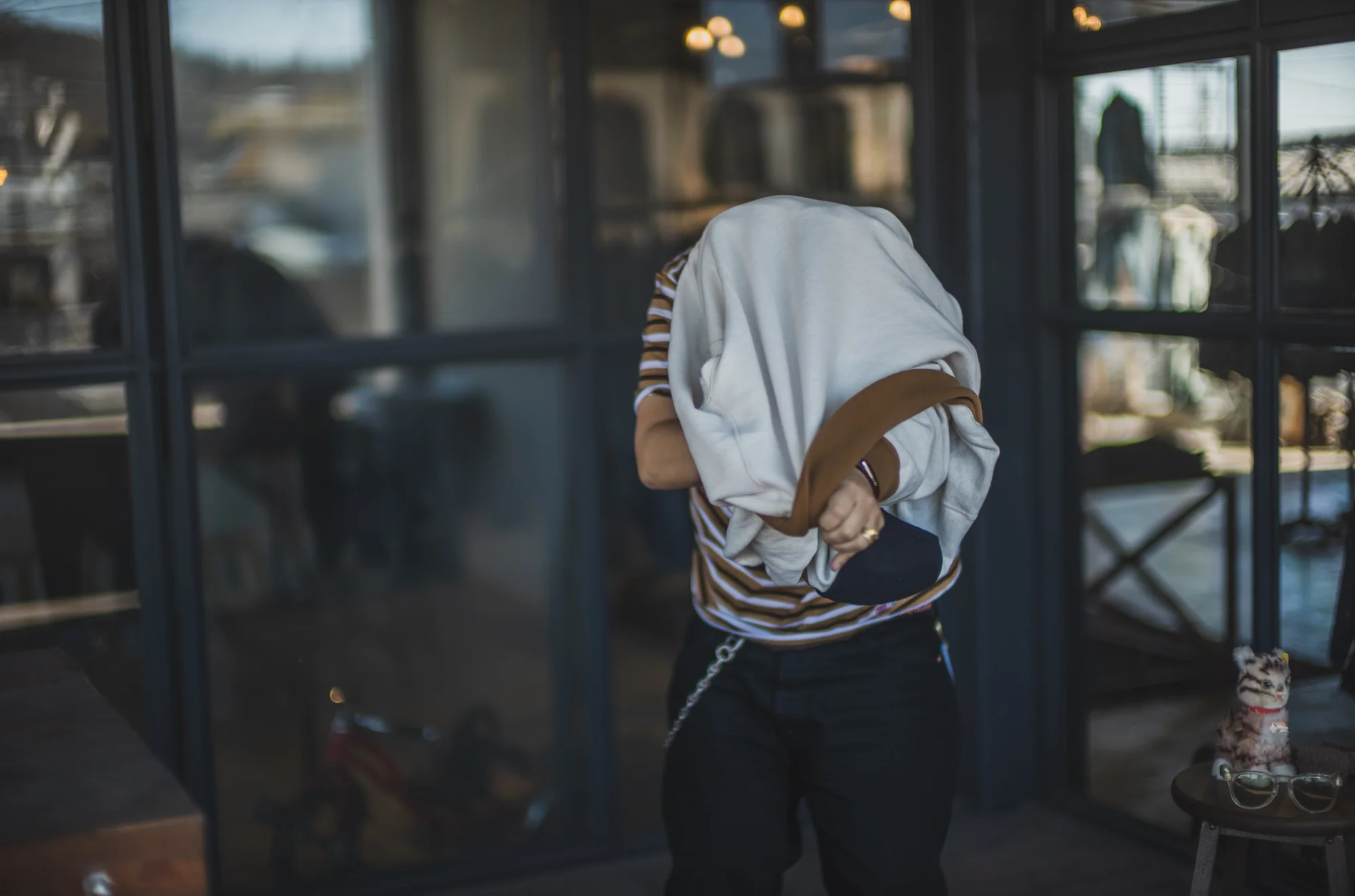TCB & Workers Collab T Shirt / Calico Cat summer fur - Image 5