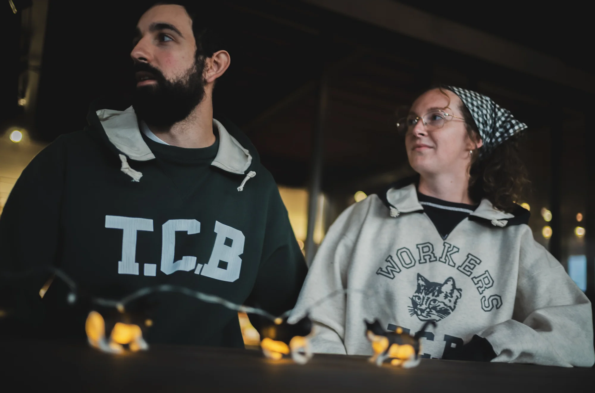 Workers & TCB. Added-on hoodie sweatshirt - Image 4