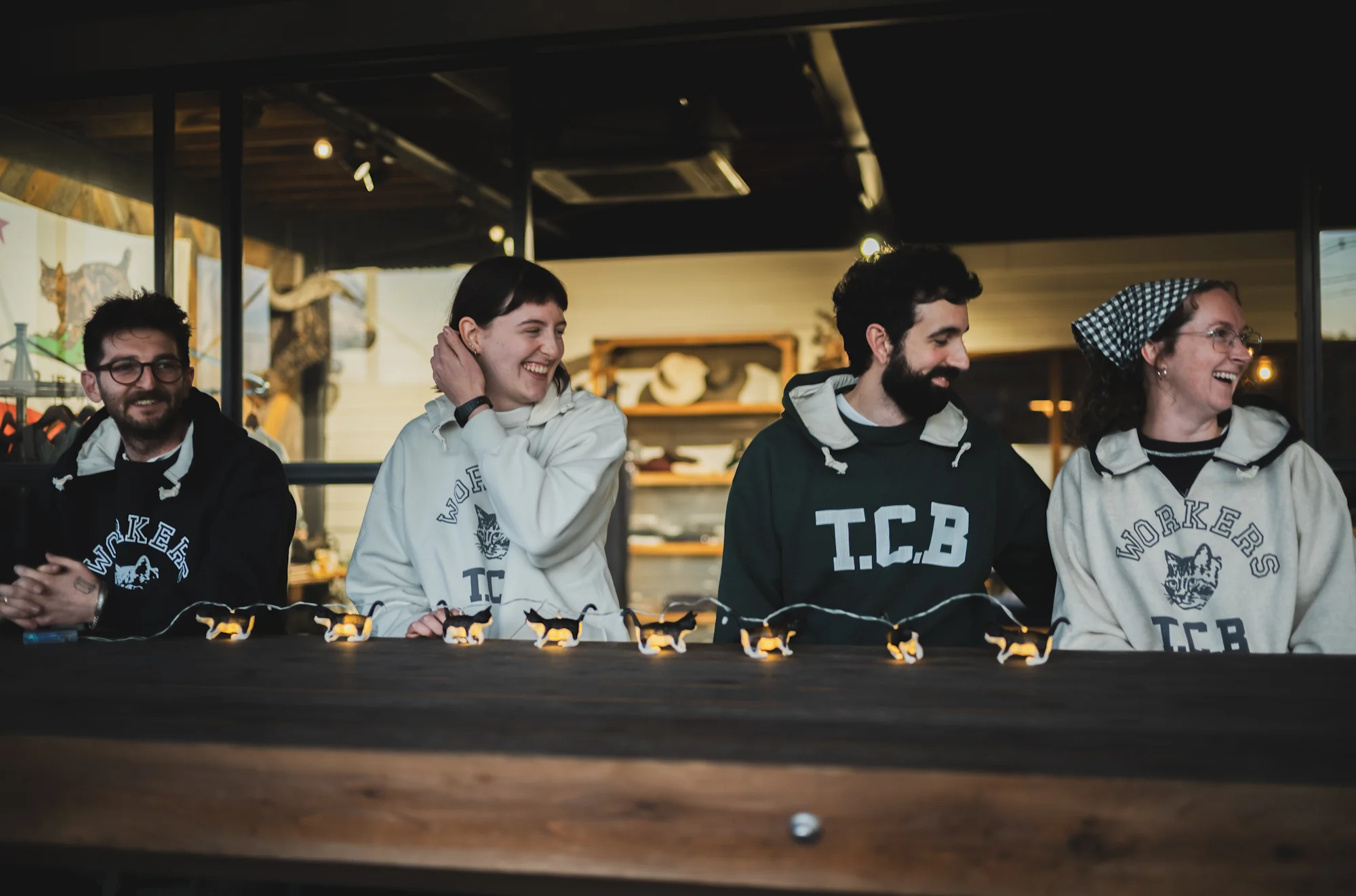 Workers & TCB. Added-on hoodie sweatshirt - Image 5