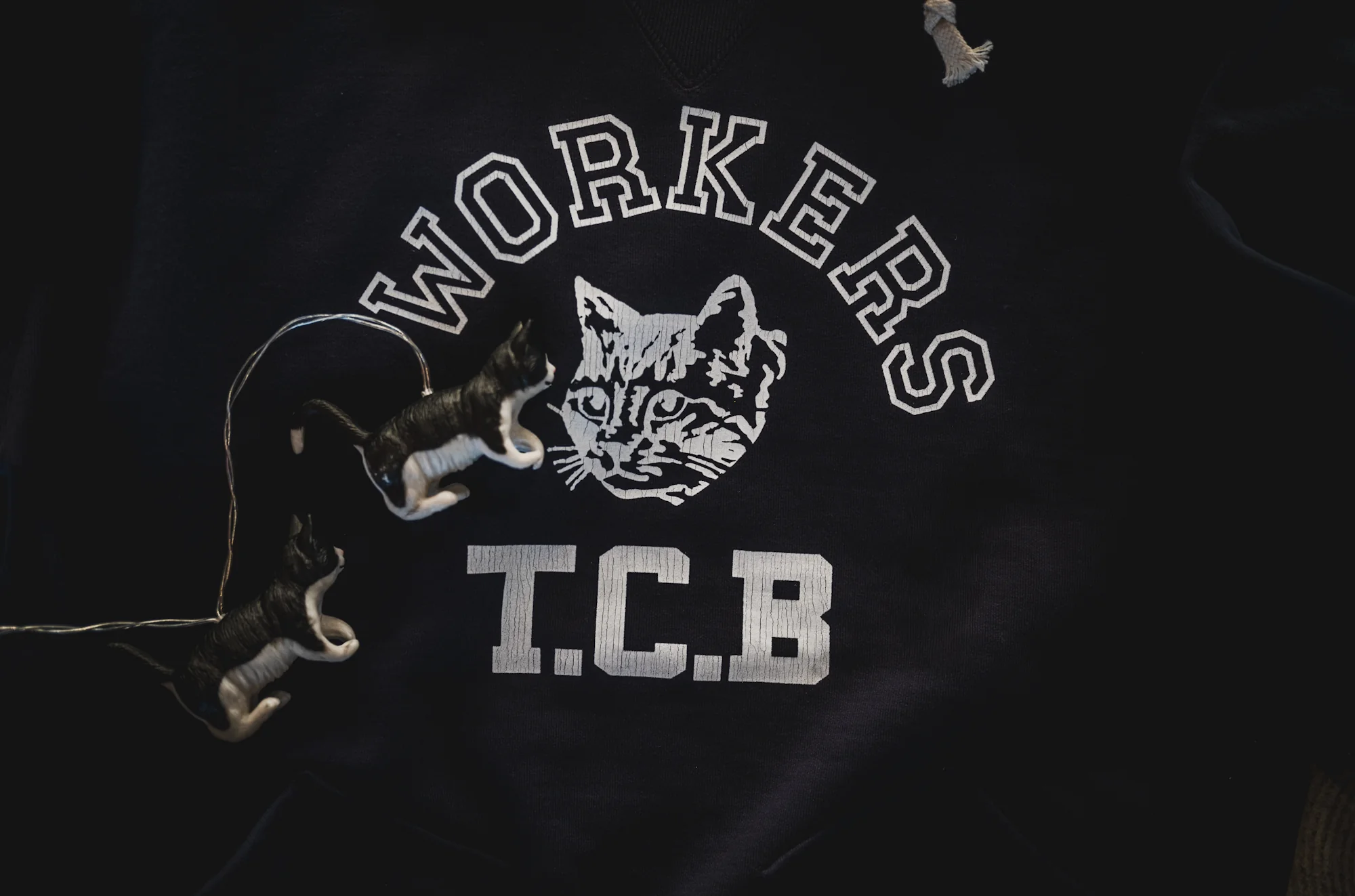 Workers & TCB. Added-on hoodie sweatshirt - Image 9